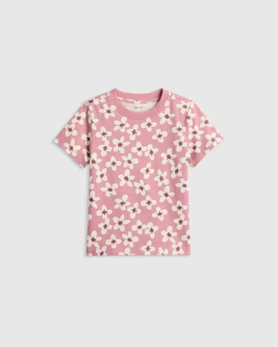 Quince Jersey Short Sleeve T-shirt In Pink