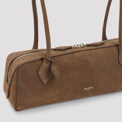 Alaïa Teckel Medium Shoulder Bag Women In Brown