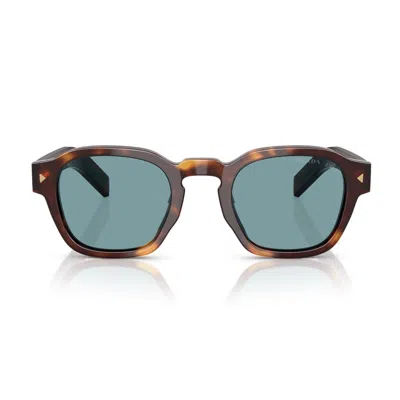 Prada Pr A16s Polarizzato 15w04d Tartarugato Sunglasses In Brown