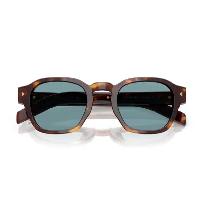 Prada Pr A16s Polarizzato 15w04d Tartarugato Sunglasses In Brown
