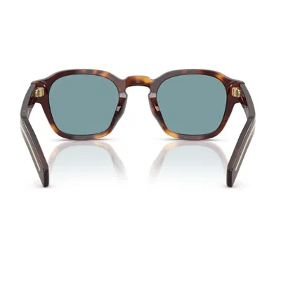 Prada Pr A16s Polarizzato 15w04d Tartarugato Sunglasses In Brown