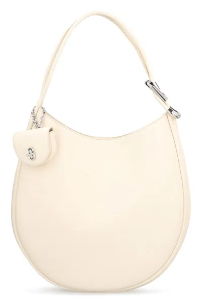 Marc Jacobs Hobo Dual Bag In Leather In Neutral