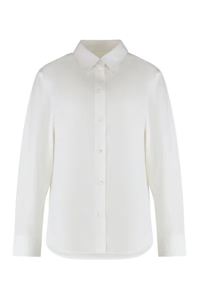 Burberry Cotton Shirt In White