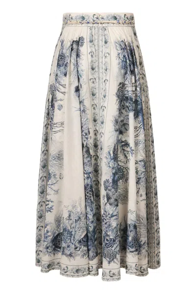 Zimmermann Maxi Skirt Wanderlust In Multi