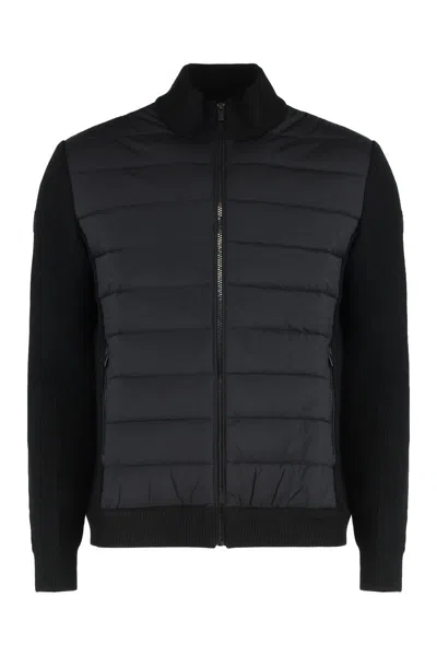 Fusalp Lissandre Cardigan With Padded Panels In Black