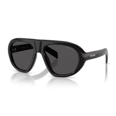Prada Pr C05s 16k08z Nero Sunglasses In Black