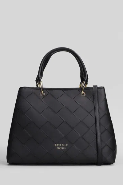 Marc Ellis Quilted Logo-plaque Tote Bag In Black