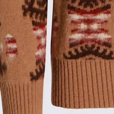Altea Geometric-pattern Sweater In Brown