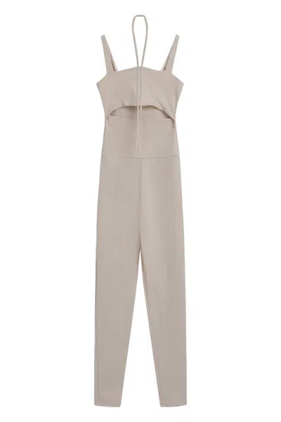 Live The Process Elastic Jumpsuits In Purple