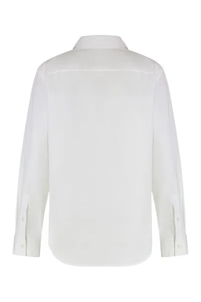 Burberry Cotton Shirt In White