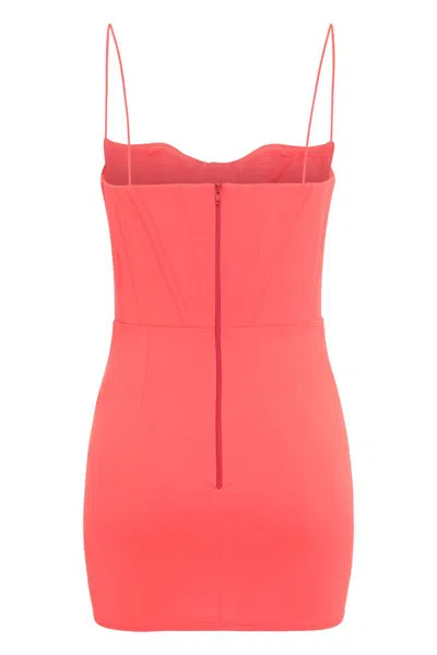 Alex Perry Mini Dress In Technical Fabric In Pink