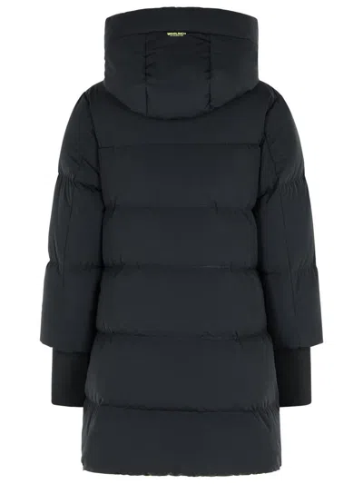 Woolrich 'cloud Madison' Black Polyamide Blend Down Jacket In Black