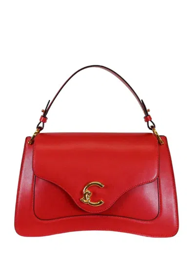Coccinelle C-me Medium Handbag In Red