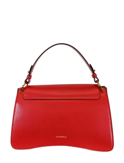 Coccinelle C-me Medium Handbag In Red