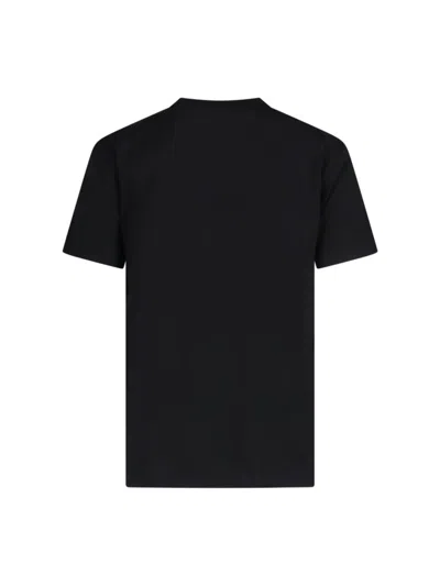 Burberry Carrick Check Pocket T-shirt In Black