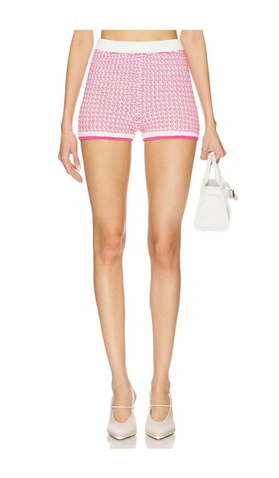 Lovers & Friends Lena Knit Short In Pink