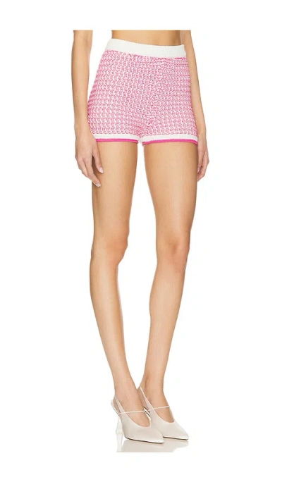 Lovers & Friends Lena Knit Short In Pink