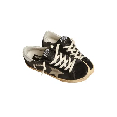Golden Goose Women's Super-star Leather Sneakers In Black