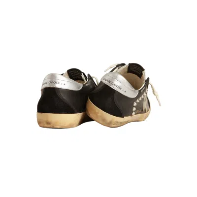 Golden Goose Women's Super-star Leather Sneakers In Black