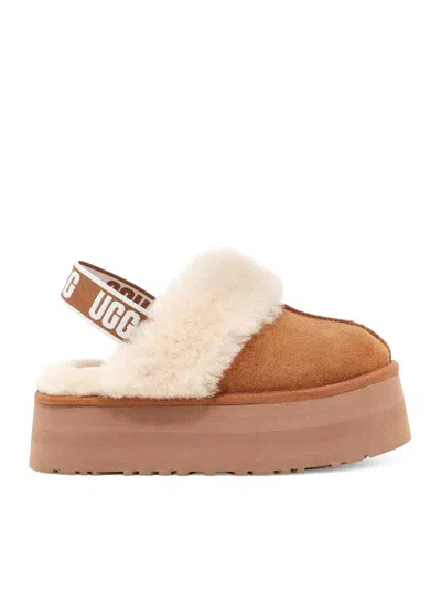 Ugg Funkette Suede Slip-on In Brown