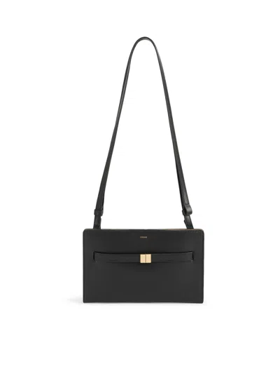 Totême Womens Toteme Belted Leather Cross Body Bag In Black