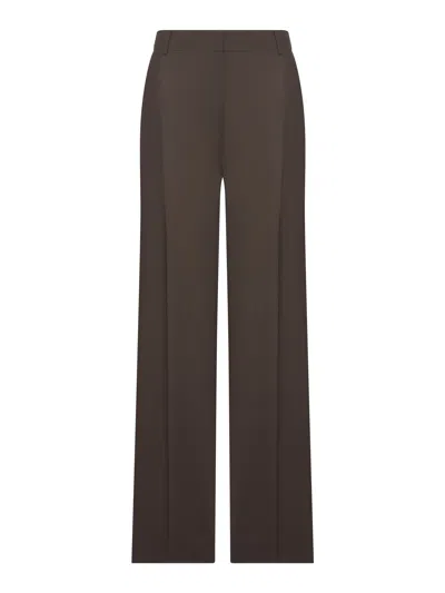 Totême Tailored Wool Blend Trousers In Multi