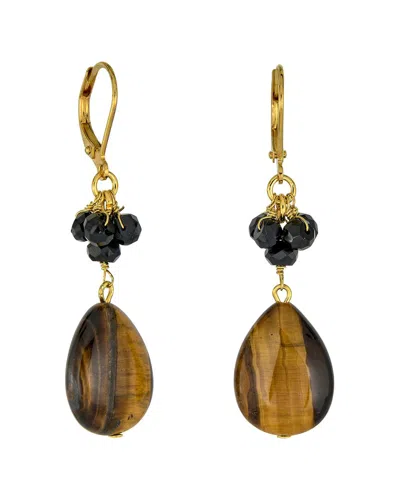 Rachel Reinhardt Gemstone Cluster Earrings In Gold