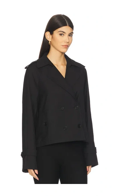 Lioness X Revolve Cropped Trencherous Coat In Black
