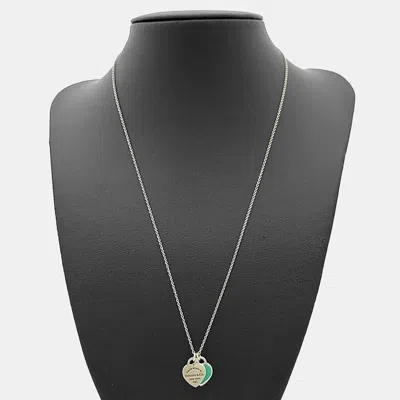 Pre-owned Tiffany & Co Silver Return-to Necklace