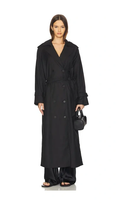 Lioness X Revolve Penny Trench Coat In Black