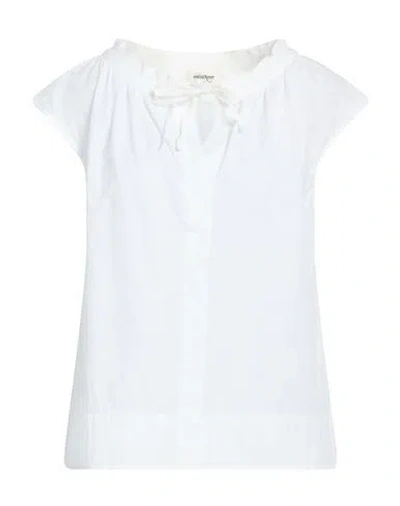 Ottod'ame Woman Top White Size 4 Cotton In White