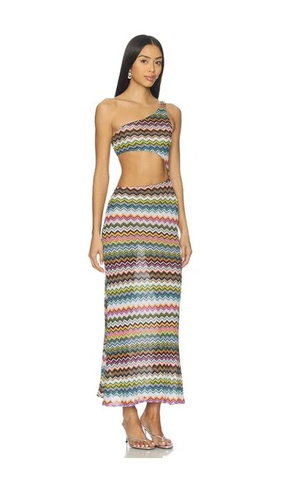Missoni Long Cover Up Dress In Gray