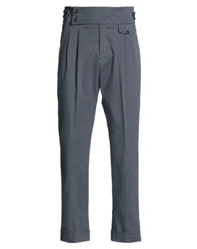 Paul Miranda Man Pants Grey Size 28 Cotton, Elastane In Multi