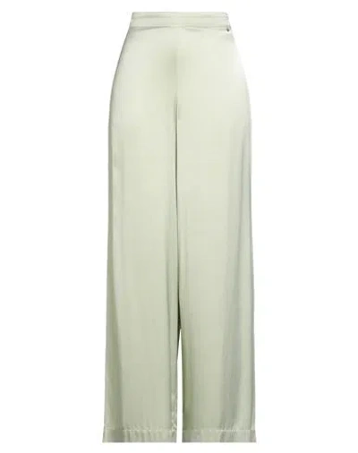 Ottod'ame Woman Pants Light Green Size 6 Viscose In Multi