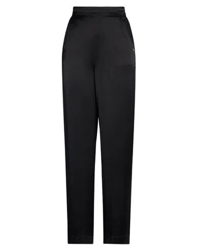 Ottod'ame Woman Pants Black Size 12 Viscose In Black