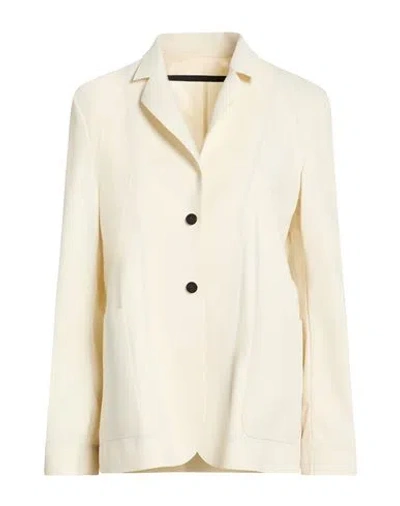 Peuterey Woman Blazer Beige Size 6 Polyamide, Elastane In Neutral