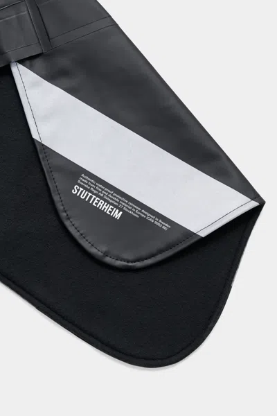 Stutterheim Dog Raincoat In Black