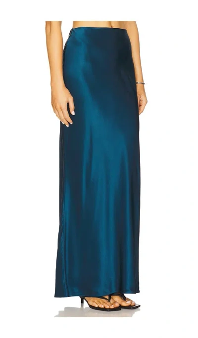 The Sei Bias Maxi Skirt In Blue