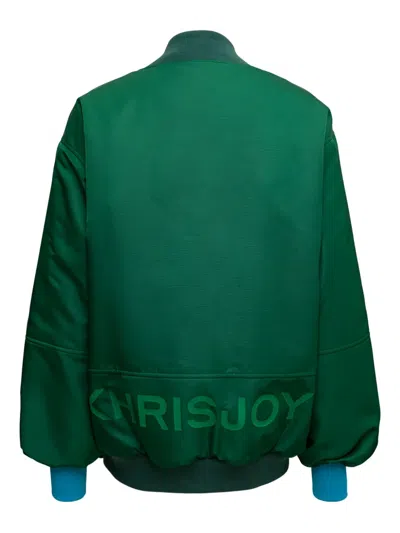 Khrisjoy Logo-motif Jacket In Green