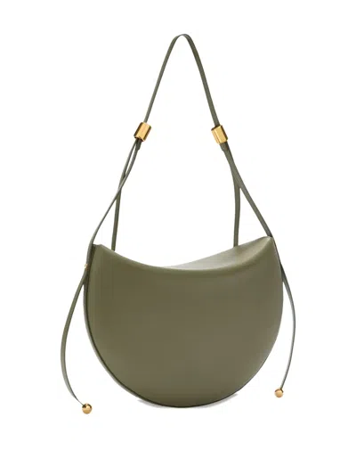 Furla Small Moonstone Leather Shoulder Bag In Green