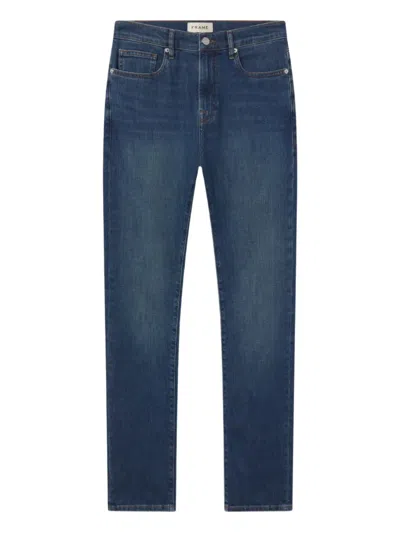 Frame Modern Straight Jeans In Blue