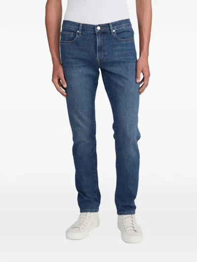 Frame Modern Straight Jeans In Blue