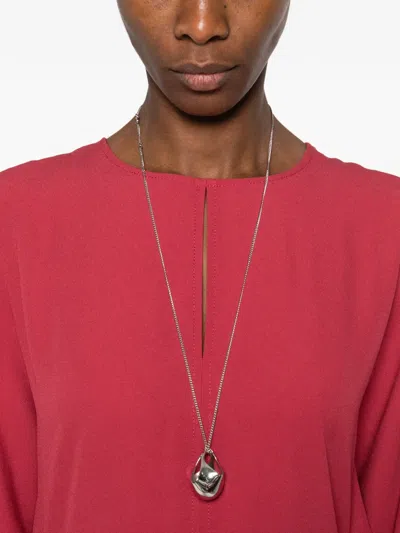 Joseph Long-sleeve Midi Dress In Red