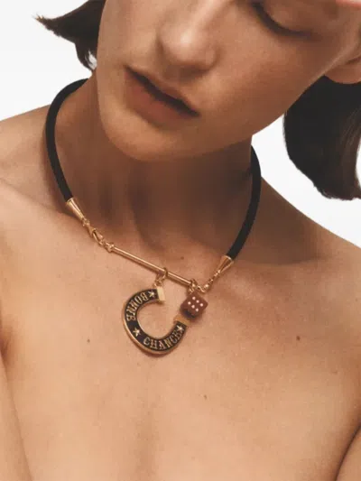 Marie Lichtenberg Polished Connector Pendant In Gold