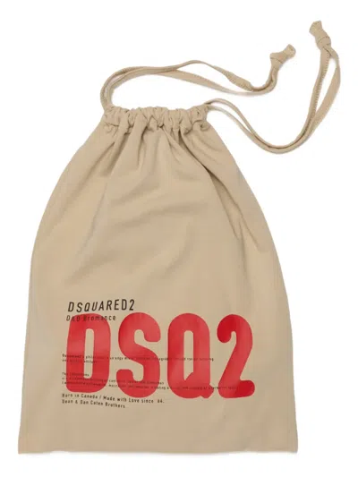 Dsquared2 Logo-print Babygrow Set In Brown