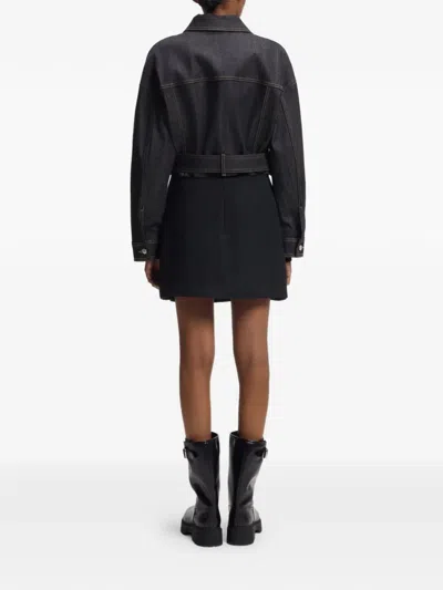 Hugo Boss Seam Denim Jacket In Blue