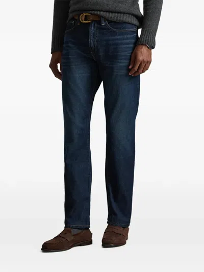 Polo Ralph Lauren Slim-fit Straight-leg Jeans In Blue