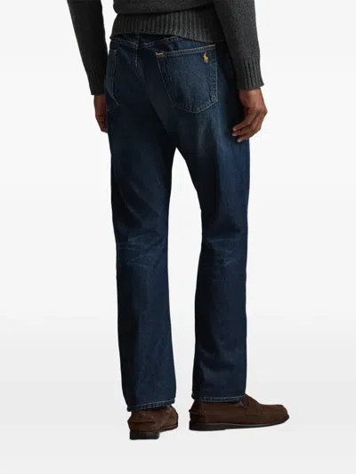 Polo Ralph Lauren Slim-fit Straight-leg Jeans In Blue