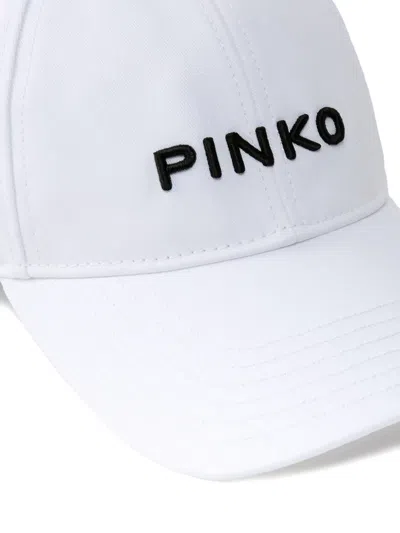Pinko Embroidered-logo Baseball Cap In White