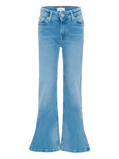 Tommy Hilfiger Junior Split Jeans In Blue